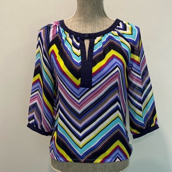 Banana Republic Long Sleeve Flowy Blouse - Picture 4 of 12